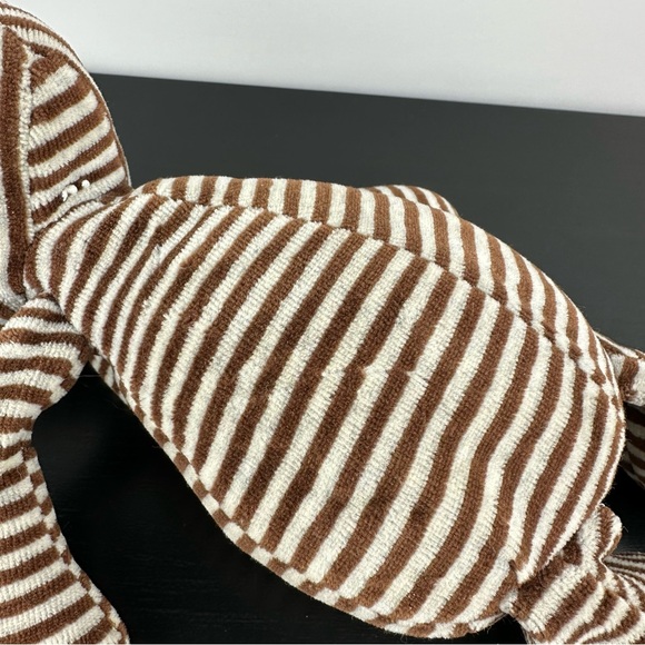 Jellycat Darcy Bunny UK Exclusive Brown Striped Rare Retired Stripes Bashful 12” - Picture 8 of 8